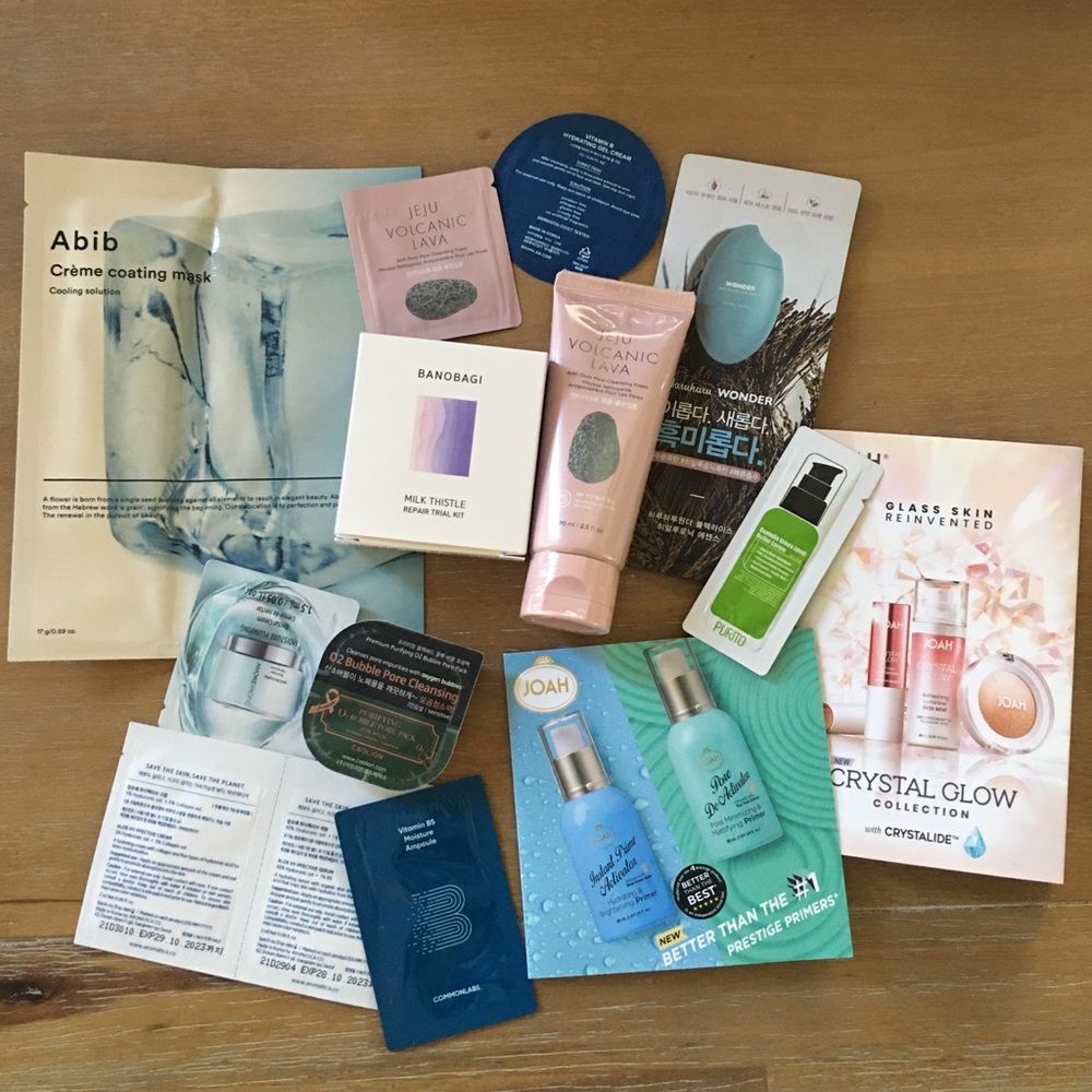 Korean Skincare Sample Lot